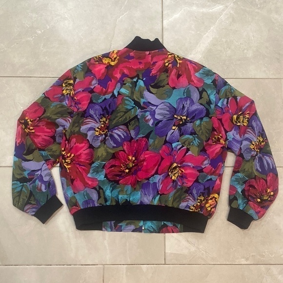 EUC Vintage Alia Floral Tropical Coat - Picture 13 of 15